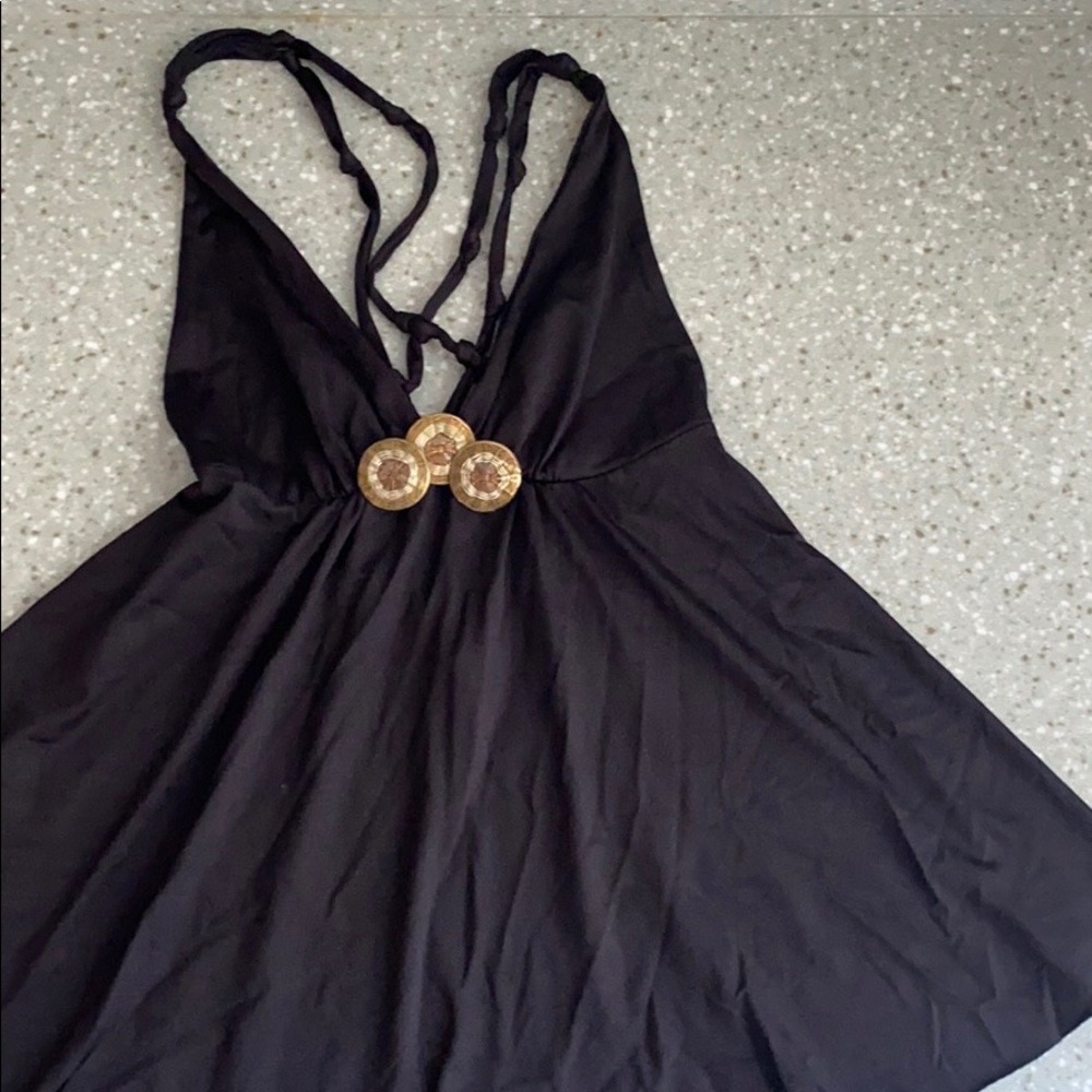 Black marciano halter top size small